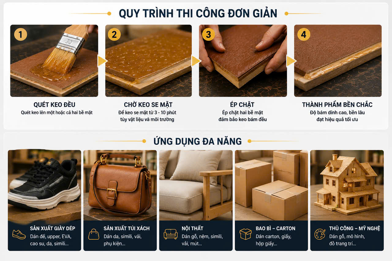 keo dán đa năng cao cấp X66