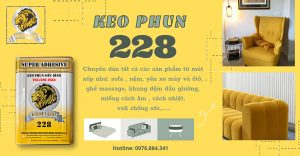 keo phun 228 dán  Sofa cao cấp