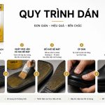 Quy trình dán giày bằng keo 405A